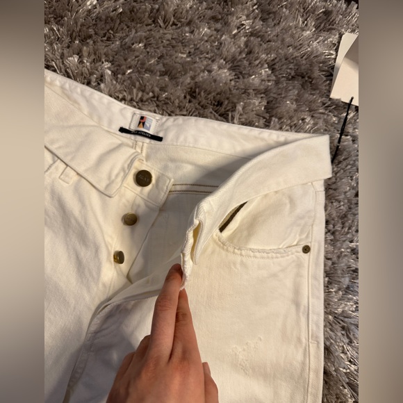 Jean atelier flip fold jeans white sand - Picture 4 of 8